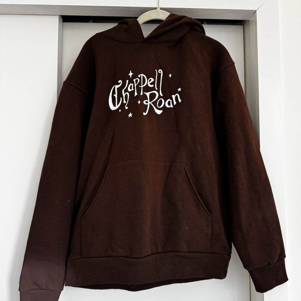 New Chappell Roan Brown Hooded Sweatshirt Official Concert Merch